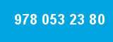 978 053 23 80 978 053 23 80